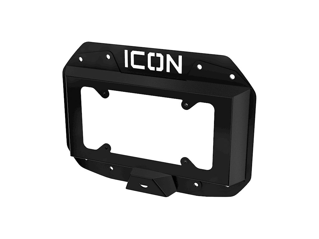 Jeep Wrangler JK License Plate Delete Bottle Opener - Black Steel, 2007-2018