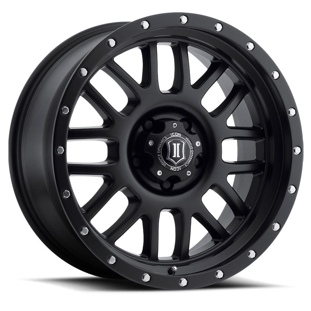 l*9様 Alphaicon ICON Alloys Alpha, Satin Black, 20 x 9 / 6 x 135, 16mm Offset, 5.625