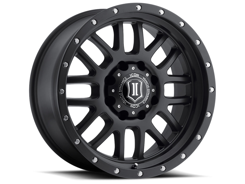 ICON Alloys Alpha, Satin Black, 20 x 9 / 8 x 170, 0mm Offset, 5
