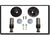 FJ CRUISER / 4RUNNER REAR HYDRAULIC AIR BUMP STOP KIT