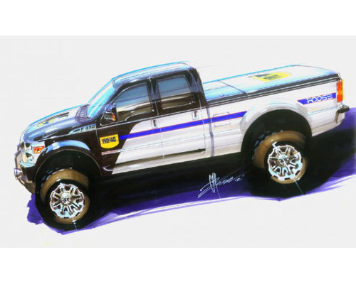 ICON PARTNERS WITH WD-40 / CHIP FOOSE / SEMA CARES F-350 PROJECT