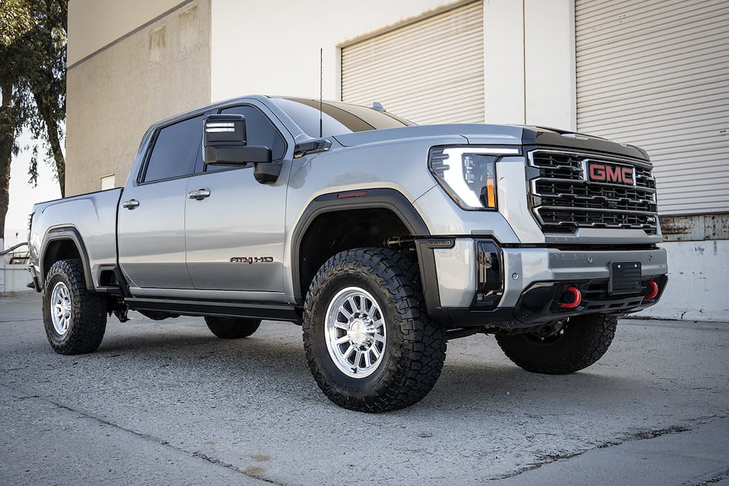 ICON-equipped GMC Sierra 2500 HD AT4X on ICON suspension