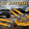 NEW: Gold Anodized Suspension Components for 2024 Tacoma!