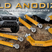 NEW: Gold Anodized Suspension Components for 2024 Tacoma!