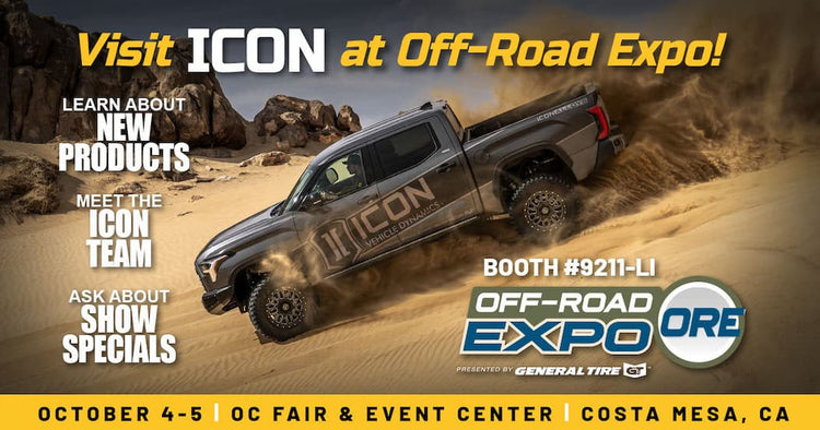 Visit ICON at Off-Road Expo!