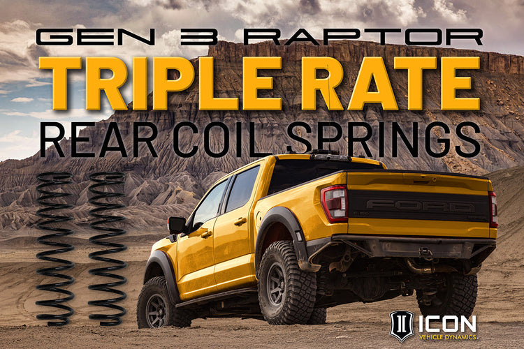 NEW: Gen-3 Ford Raptor Triple Rate Rear Coil Springs