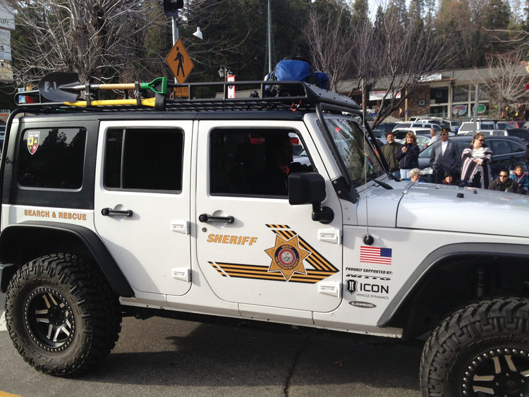 ICON Outfitted San Bernardino County Search and Rescue Jeep