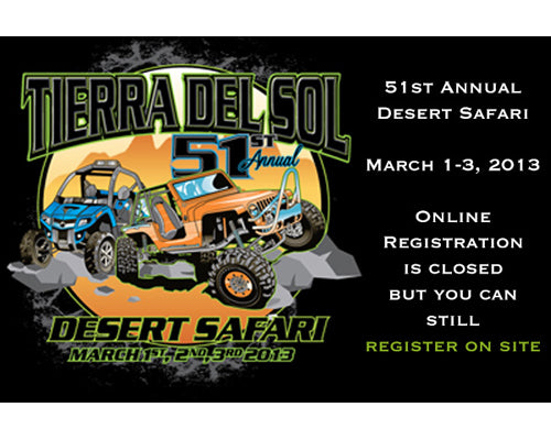 TIERRA DEL SOL DESERT SAFARI 2013