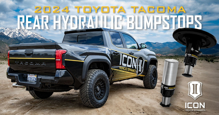NEW: 2024 Toyota Tacoma Rear Hydraulic Bumpstops