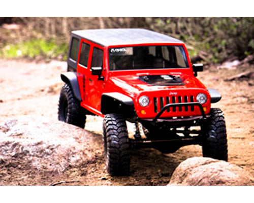 AXIAL RACING SCX10 JEEP WRANGLER JK UNLIMITED RUBICON FEATURING ICON PIGGYBACK SHOCKS