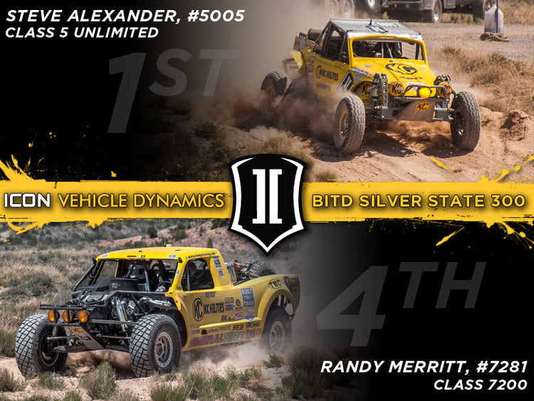 ICON Racers Bring Home Great Finishes At BITD Silver State 300