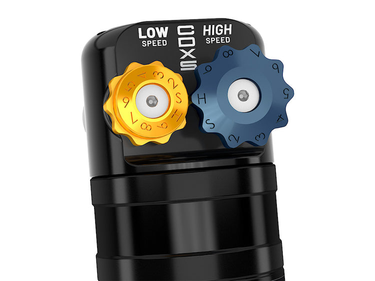 ICON 2022-2024 Toyota Tundra, 5-6" Lift, Front, V.S. 2.5 Series Coilover Kit, Remote Reservoir w/ CDXS, Pair