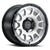 ICON Alloys Rancho, Silver Machined w/ Gloss Black Lip, 17 x 8.5 / 5 x 5, -6mm Offset, 4.5" Backspace