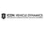 ICON Vehicle Dynamics Tagline Sticker, White, 25” Wide