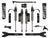 ICON 2023-2025 Ford F-250/F-350 Super Duty 4WD, Gas, 2.5" Lift, Stage 6 Suspension System w/ Radius Arms