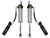 ICON 2017-2026 Ford F-250/F-350 Super Duty 4WD, 0-3” Lift, Front, V.S. 3.0 Series Shock Absorbers, Remote Reservoir w/ CDEV, Pair