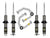 ICON 2021-2026 Ford Bronco, HOSS 1.0 Package, 1.375-3" Lift, Stage 2 Suspension System, Billet
