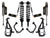 ICON 2021-2025 Ford F-150 4WD, 3.5-4.5" Lift, Stage 4 Suspension System, Tubular, CDCV