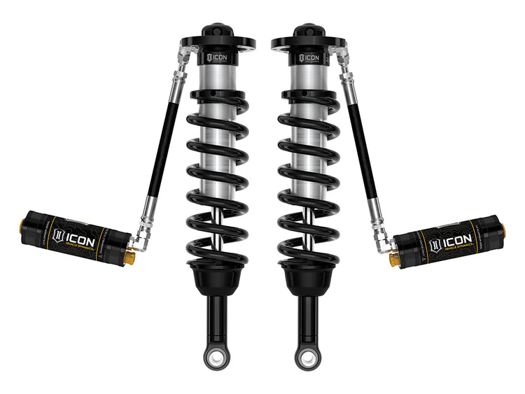 ICON 2025 Toyota 4Runner 2WD, 1.25-3" Lift, Front, 2.5 Series Coilover Kit, Remote Reservoir w/ CDCV