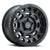 ICON Alloys Hammer Pro, Satin Black, 17 x 8.5 / 6 x 5.5, 0mm Offset, 4.75" BS