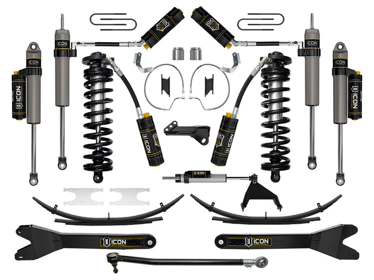ICON 2023-2025 Ford F-250/F-350 Super Duty 4WD, 4-5.5" Lift, Stage 7 Coilover Conversion System w/ Radius Arms & Expansion Packs