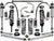 ICON 2003-09 Lexus GX470, 0-3.5" Lift, Stage 7 Suspension System, Billet UCA