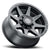 ICON Alloys Rebound, Satin Black, 20 x 9 / 8 x 6.5, 12mm Offset, 5.5" BS