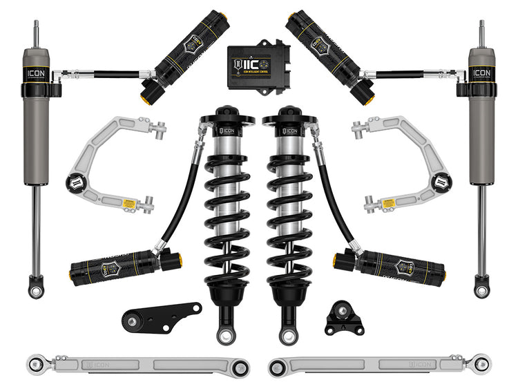 ICON 2024-2025 Toyota Tacoma 1.25-3" Lift, Stage 10 Suspension System, Billet