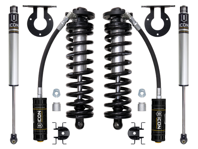 ICON Vehicle Dynamics 2.5-3in Stage 1 Coilover Conversion System [K63141] for 2017-2023 Ford F-250/F-350 Super Duty (6.7L Power Stroke V8 (2017 calibration), 6.7L Power Stroke V8 (2018-2019 calibration), 6.7L Power Stroke V8 (2020-2022 calibration), 6.7L Power Stroke V8 (enhanced))