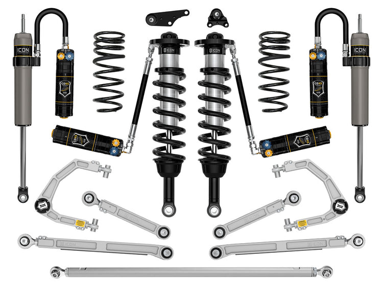 ICON 2024-2025 Toyota Tacoma 1.25-3" Lift, Stage 12 Suspension System, Billet