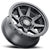 ICON Alloys Rebound Pro, Satin Black, 17 x 8.5 / 5 x 4.5, 0mm Offset, 4.75" BS
