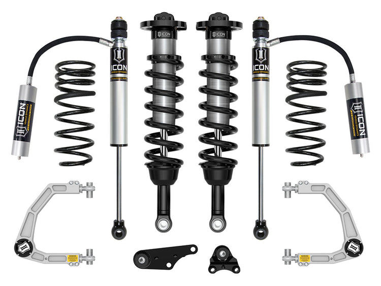ICON 2024-2025 Toyota Tacoma 1.25-3" Lift, Stage 3 Suspension System, Billet, Triple Rate Rear Springs