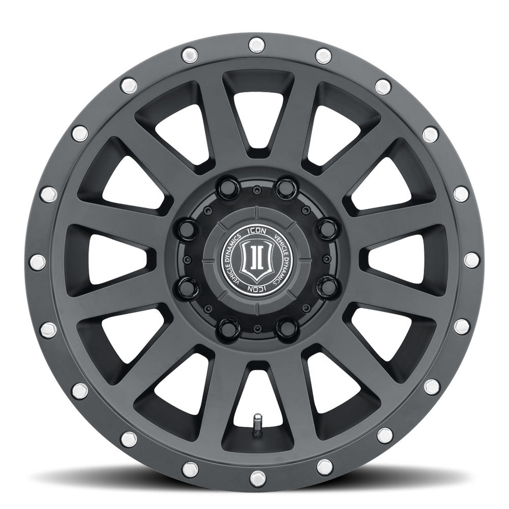 ICON Alloys Compression HD, Satin Black, 18 x 9 / 8 x 170, 6mm Offset,