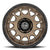 ICON Alloys Rancho, Satin Bronze w/ Gloss Black Lip, 17 x 8.5 / 5 x 5, -6mm Offset, 4.5" Backspace