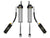 ICON 2005-2026 Ford Super Duty 4WD, 0-3” Lift, Front, V.S. 3.0 Series Shock Absorbers, Remote Reservoir w/ CDCV, Pair