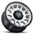 ICON Alloys Rancho, Silver Machined w/ Gloss Black Lip, 20 x 9 / 8 x 170, 6mm Offset, 5.25" BS
