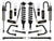 ICON 2022-2025 Toyota Tundra, 2-3.5" Lift, Stage 10, 2.5 Suspension System, Tubular, CDCV