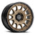 ICON Alloys Rancho, Satin Bronze w/ Gloss Black Lip, 20 x 9 / 6 x 135, 16mm Offset, 5.625" BS