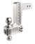 BulletProof 2.0" Aluminum Medium Duty 6" Drop/Rise Hitch - Stainless Ball