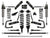 ICON 2025-2026 Toyota 4Runner 4WD, 1.25-3" Lift, Stage 14 Suspension System, Tubular
