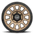 ICON Alloys Hulse, Satin Bronze w/ Gloss Black Lip & Bolts, 17 x 8.5 / 6 x 5.5, 0mm Offset, 4.75" Backspace