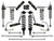 ICON 2025-2026 Toyota 4Runner 2WD, 1.25-3" Lift, Stage 14 Suspension System, Billet