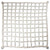 BulletProof Hitches - Heavy Duty Cargo Net Rated to 2,200 lbs - 84" x 84", White - Cargo Netting for Truck Bed, Trailers, and Utility Haulers