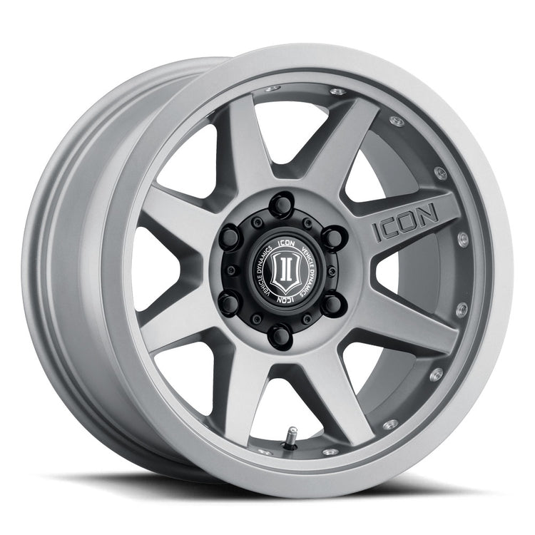 ICON Alloys Rebound Pro, Titanium, 17 x 8.5 / 6 x 5.5, 0mm Offset, 4.75" BS