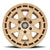 ICON Alloys Compass, Satin Brass, 17 x 8.5 / 6 x 135, 6mm Offset, 5" BS