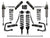 ICON 2025-2026 Toyota 4Runner 2WD, 1.25-3" Lift, Stage 12 Suspension System, Tubular