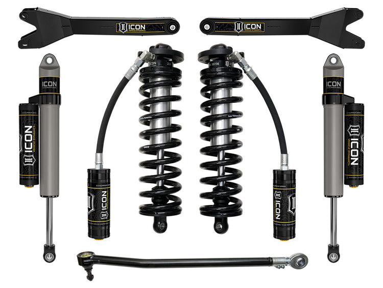 ICON 2023-2025 Ford F-250/F-350 Super Duty 4WD, 2.5-3" Lift, Stage 3 Coilover Conversion System w/ Radius Arms