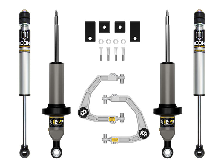 ICON 2022-2025 Toyota Tundra, 0-3" Lift, Stage 2, 2.5 EXP Suspension System, Billet