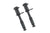 BulletProof Hitches - 5/8" Trailer Hitch Locking Pins - Universal Fit, Stainless Steel, Weather Resistant Rubber Cap - Black, 2 Pack