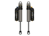 ICON 2009-2025 Ford F-150/2004-2008 Ford F-150 4WD, 0-1" Lift, Rear, V.S. 2.5 Aluminum Series Shock Absorbers, Piggyback Reservoir w/ CDXS, Pair
